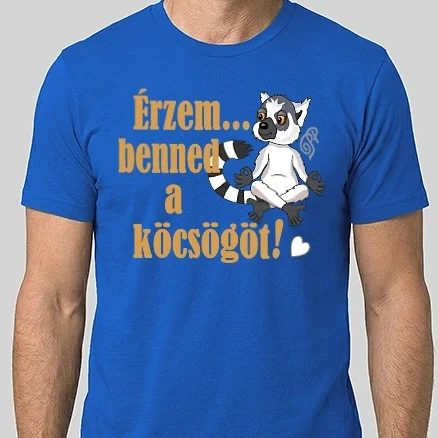 Férfi Alap póló - Maki Megérzés