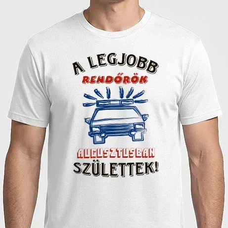 Férfi Imperial póló - Rendőr szülinapja augusztus