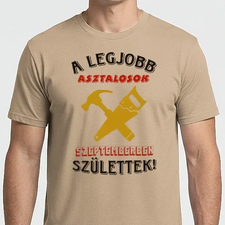 Férfi Imperial póló - Asztalos szülinapja szeptember
