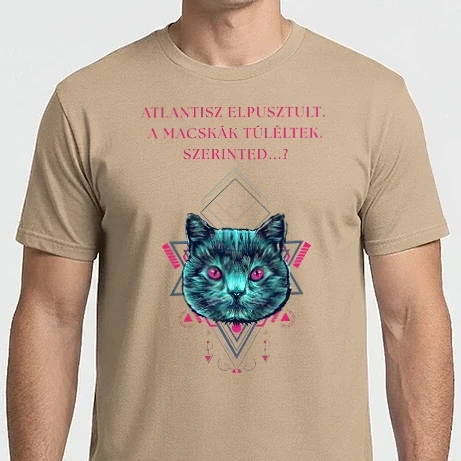 Férfi Imperial póló - Atlantiszi macska