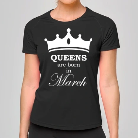 Női sportmez - Queens are born in March