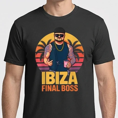 Férfi Imperial póló - Ibiza Final Boss