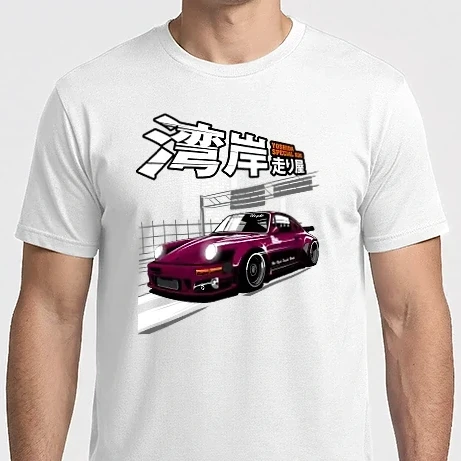 Férfi Imperial póló - JDM PORSCHE 911 RWB