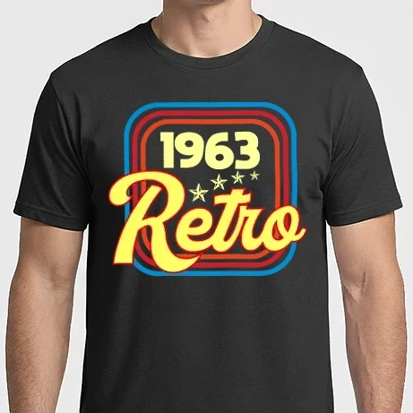 Férfi Imperial póló - retro születésnapi felirat dátummal 1963