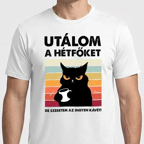 Férfi Imperial póló - Utálom a hétfőket!