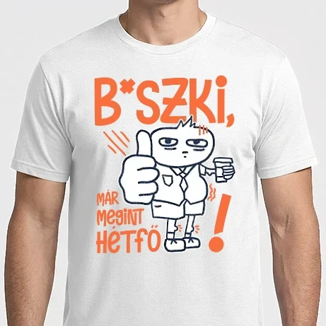Férfi Imperial póló - Baszki már megint hétfő!