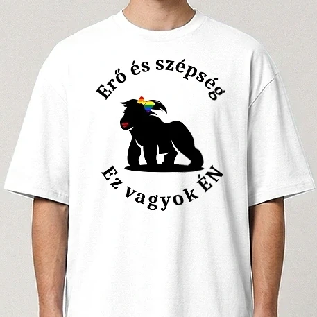Oversize póló - Szépséges Gorilla