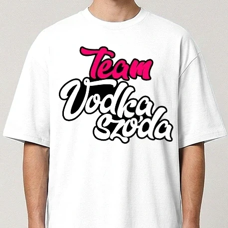 Oversize póló - Team Vodka Szóda