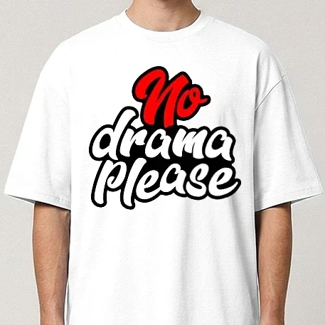 Oversize póló - No drama please