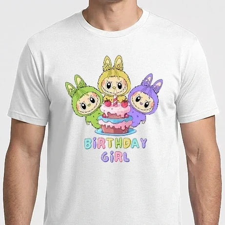 Férfi Imperial póló - Labubu birthday girl