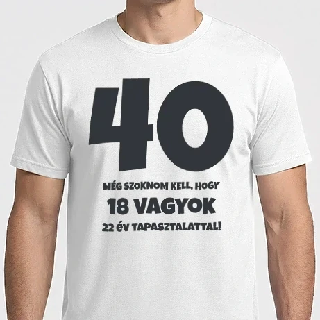 Férfi Imperial póló - 40 - még szoknom kell, hogy...