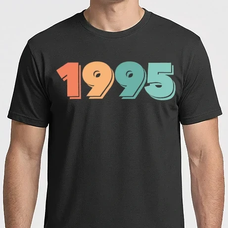 Férfi Imperial póló - 1995 - retro, születésnapi minta