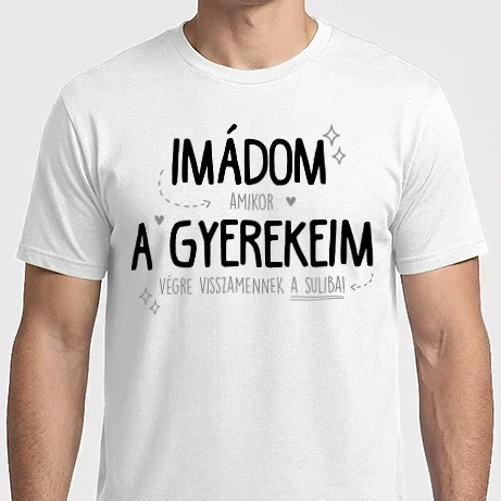 Férfi Imperial póló - Imádom a gyerekeim
