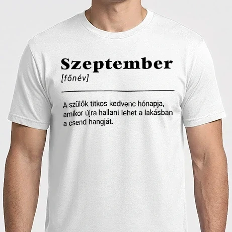 Férfi Imperial póló - Szeptember - Szülők titkos kedvenc hónapja
