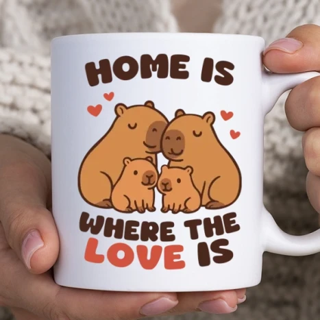 Fehér bögre - Home