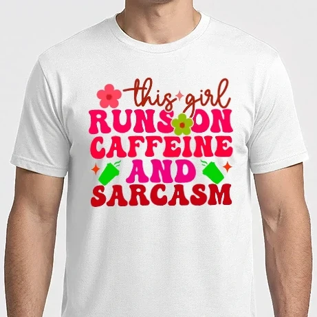 Férfi Imperial póló - CAFFEINE AND SARCASM