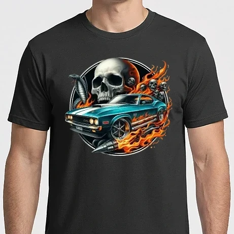 Férfi Imperial póló - Muscle Car - Izomautó