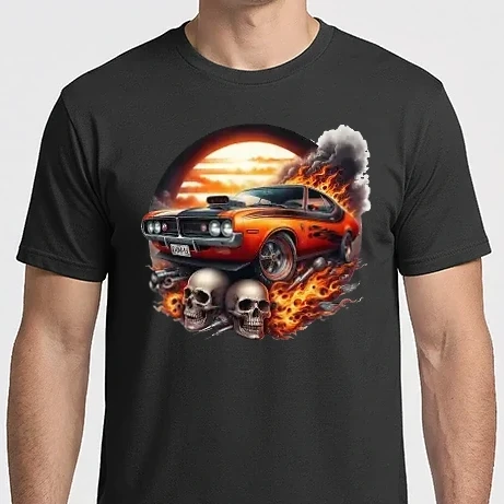 Férfi Imperial póló - Muscle Car - Izomautó