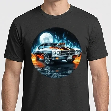 Férfi Imperial póló - Muscle Car - Izomautó