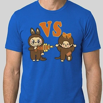 Férfi Alap póló - Chhichi VS  Zimomo (Labubu)