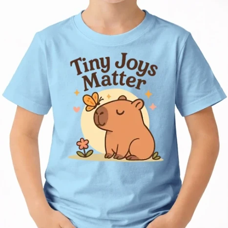Uniszex gyerek Póló - Az apró örömök is számítanak