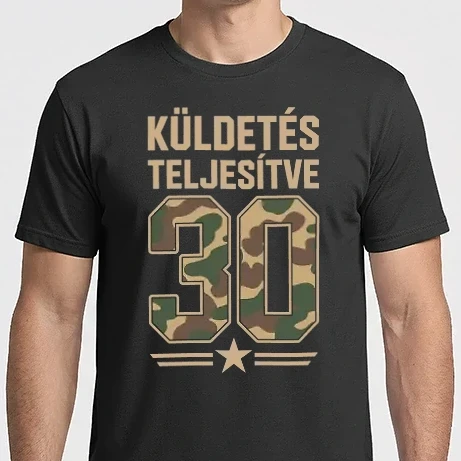 Férfi Imperial póló - Küldetés teljesítve 30