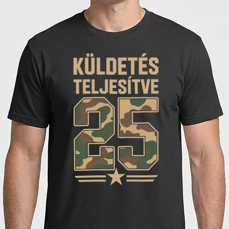 Férfi Imperial póló - Küldetés teljesítve 25