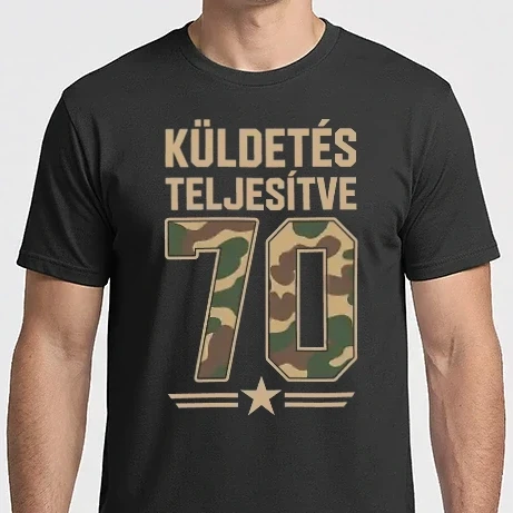 Férfi Imperial póló - Küldetés teljesítve 70