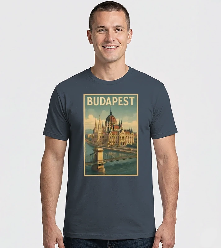 Budapest Vintage – Férfi Imperial póló