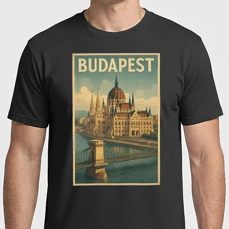 Férfi Imperial póló - Budapest Vintage