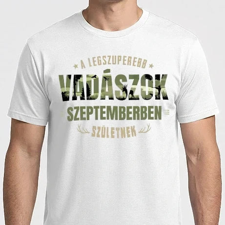 Férfi Imperial póló - Legszuperebb vadászok szeptemberben születnek