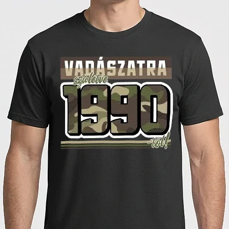 Férfi Imperial póló - Vadászatra születve 1990-től!