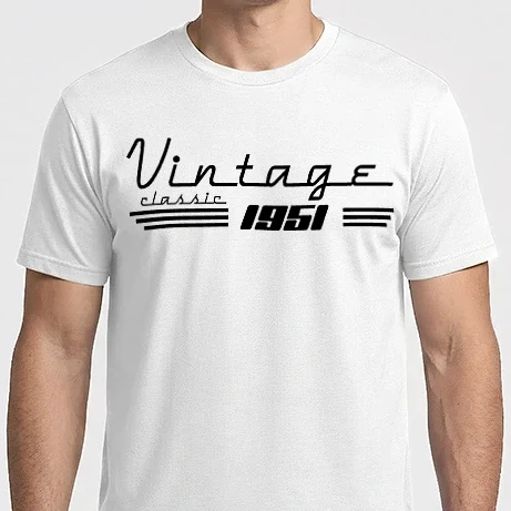 Férfi Imperial póló - vintage classic amerikai retro stílusú születésnapi felirat 1951