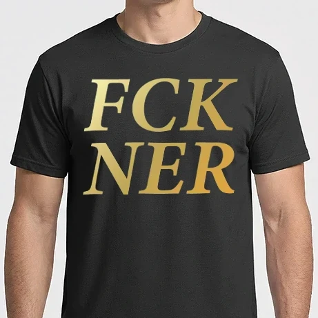 Férfi Imperial póló - FCK NER - arany