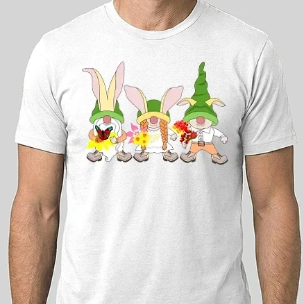 Férfi Alap póló - Tavaszi Nyuszi Manók