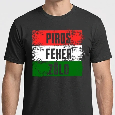 Férfi Imperial póló - Piros, Fehér, Zöld