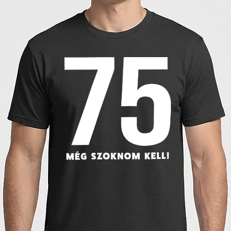 Férfi Imperial póló - 75 - még szoknom kell - fehér