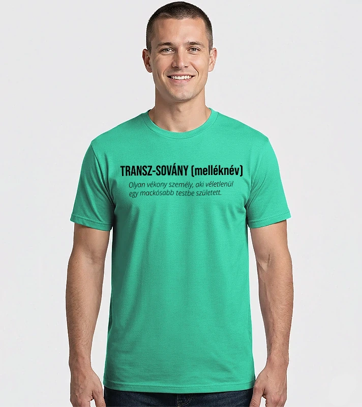 Transz-sovány - definíció – Férfi Imperial póló