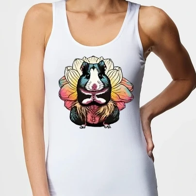 Női top - Jógázó tengerimalac