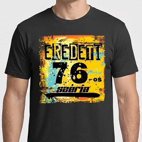 Férfi Imperial póló - eredeti széria grunge graffiti 76-os. 76 éves