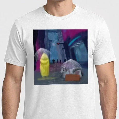 Férfi Imperial póló - Cyberpunk: Distopia