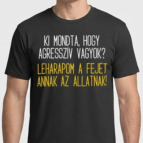Férfi Imperial póló - Nem vagyok agresszív!