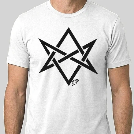 Férfi Alap póló - Asmodeus Démonszarv fekete