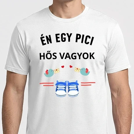 Férfi Imperial póló - Én egy pici hős vagyok..
