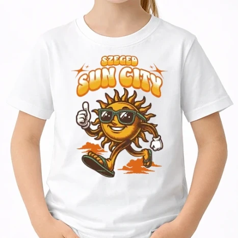 Uniszex gyerek Póló - Szeged sun city