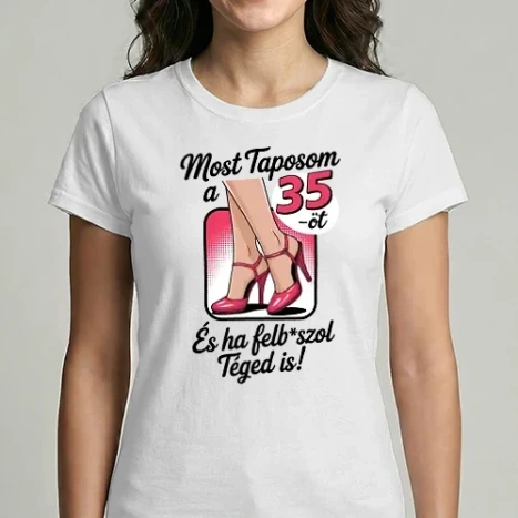 Női Imperial póló - Most taposom a 35-öt