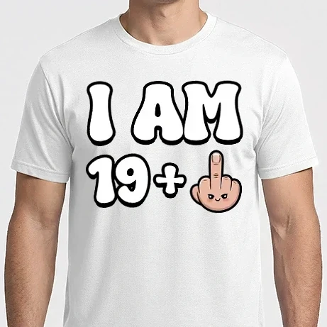 Férfi Imperial póló - I am 19+1
