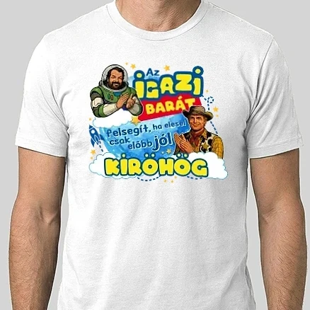 Férfi Alap póló - Bud Spencer és Terence Hill - Az igaz barát ToyStory style