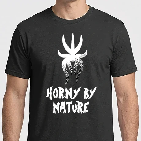 Férfi Imperial póló - Horny by nature