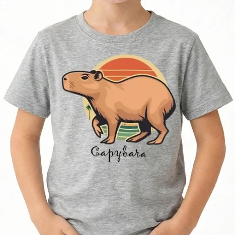 Uniszex gyerek Póló - Capybara
